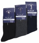 Skarpety zimowe bawełna 3 pary kolory 39-42 AuraVia Skarpetki ciepłe Thermo