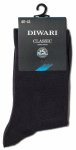 Skarpety garniturowe grafitowe  DIWARI 44-45 Czesana bawełna