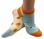 Wesołe skarpetki Nie do pary z motywem królika i marchewki 38-41 AuraVia