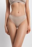 Bawełniane stringi damskie CONTE LST 5569 w kolorze skin