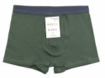 Chłopięce bokserki Aura.Via KIDS zielone–bawełna 95% rozmiar 14-15  lat