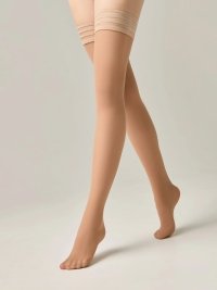 CONTE CABARET 30 DEN – pończochy samonośne z siateczki 