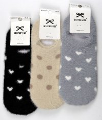 Zimowe stopki damskie super miękkie i puchate–3 pary w urocze wzory 35-38 