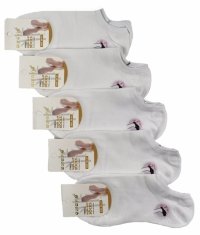 Damskie stopki z bambusa do jogi i pilatesu – 5 par, ABS r.35-38 Aura.via 