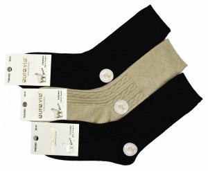 Ciepłe damskie skarpety z wełną alpaki Auravia–trójpak zimowy Thermo 35-38