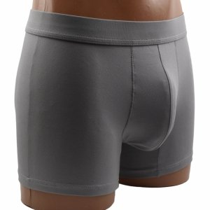 Bokserki szare 95% bawełny – klasyczny, wygodny krój AuraVia, rozmiar L