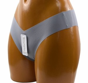 Bezszwowe majtki DaFuThing szare – efekt drugiej skóry