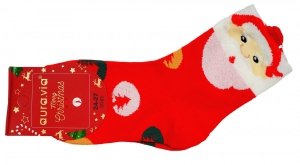 Skarpety świąteczne dziecięce 24-27 AuraVia,skarpety unisex mikołaj prezent