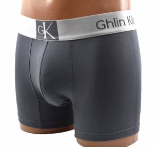 Bokserki męskie grafitowe z bawełny 95%, rozmiar XL