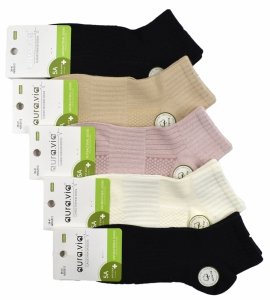Antybakteryjne skarpetki damskie – delikatne i przewiewne 5 par 35-38