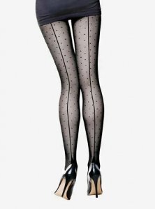 Lores ANGELA 20 DEN – Rajstopy w Kropki ze Szewem