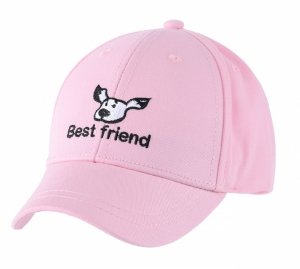 Be Snazzy bejsbolówka dziecięca z haftem pieska Best friend