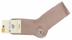 Grube skarpety damskie z wełną alpaki, prążkowane–idealne na zimę 35-38