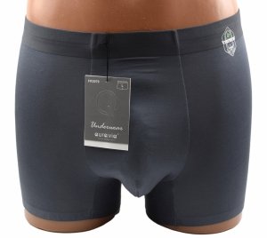 Grafitowe bambusowe 90% bokserki męskie AuraVia–naturalny komfort, rozmiar 3XL