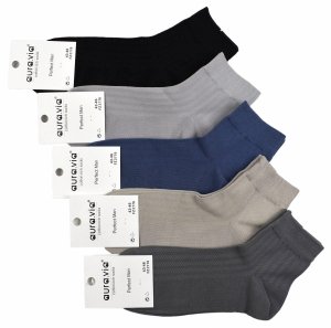 Zestaw 5 par męskich skarpet ¾ za kostkę–przewiewne i wygodne rozmiar 43-46