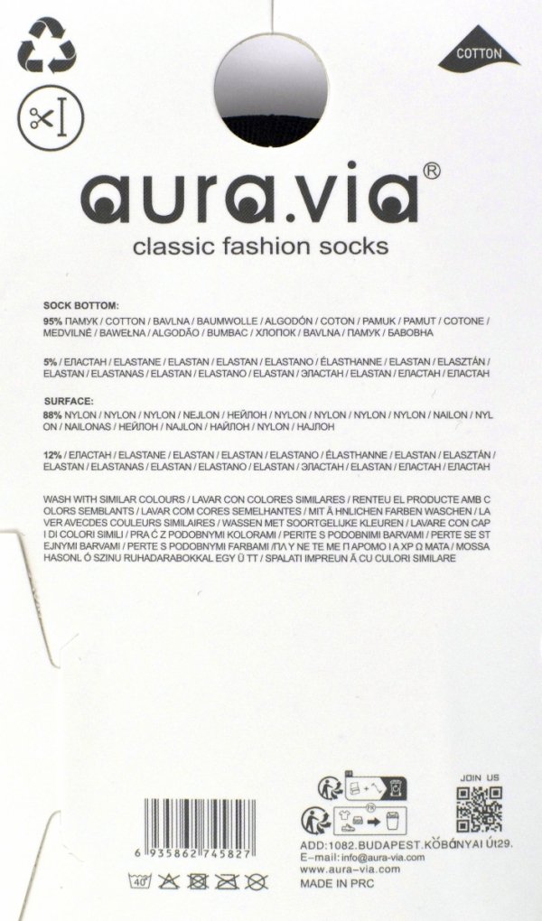 Zestaw 5 par koronkowych stopek damskich Aura.via do balerin, rozmiar 35-38