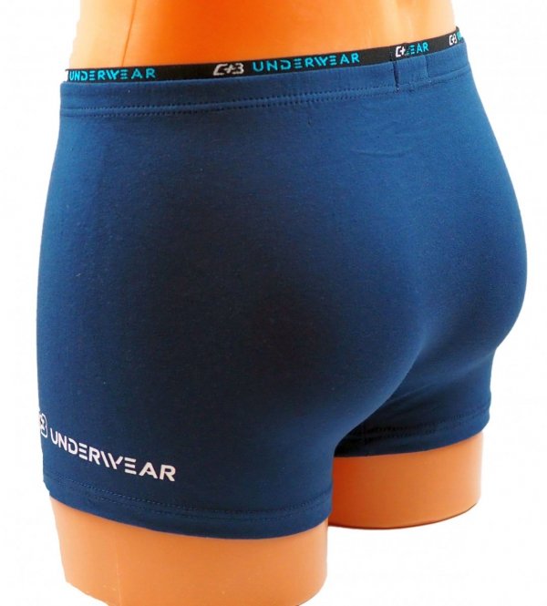 Bawełniane bokserki męskie firmy C+3 wykonane w rozmiarze XL. Produkt premium, model VBE-554
