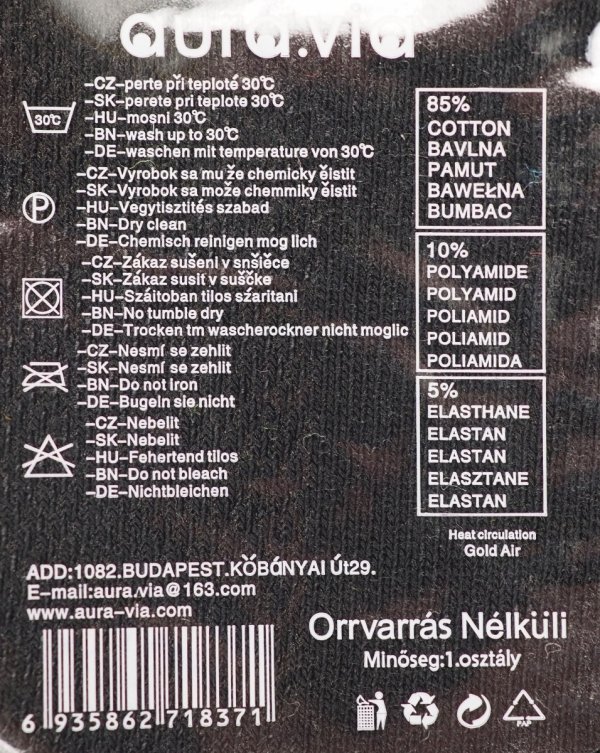Metka produktu AuraVia Model GDFX9697