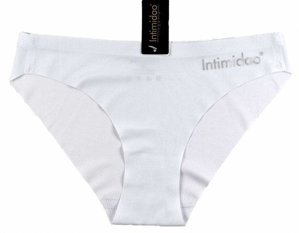 Majtki bezszwowe białe – Intimidao lingerie Rozmiar XL