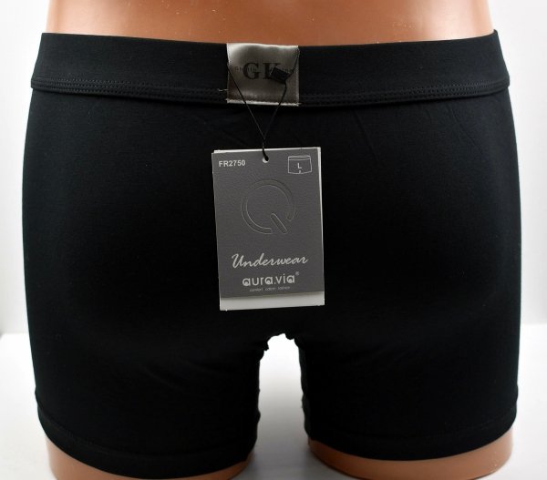 Bokserki męskie czarne gładkie komfortowe–bawełna 95%,rozmiar 3XL