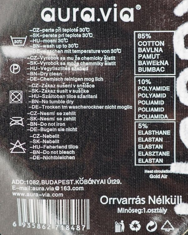 Skarpetki stopki antypoślizgowe bawełniane ABS zestaw 3 par 28-31 Aura.via