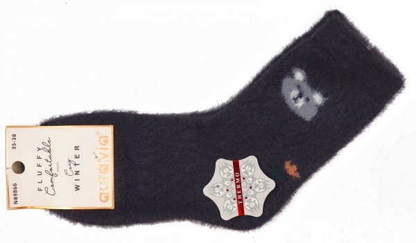 Skarpety miś thermo zimowe ciepłe r 38-41 AuraVia