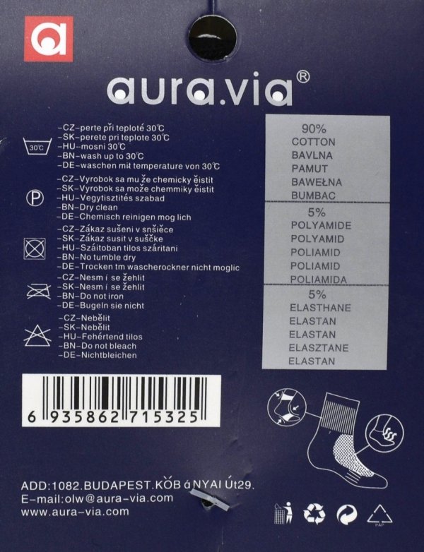 Zestaw skarpet męskich–90% bawełny i technologia THERMO 43-46