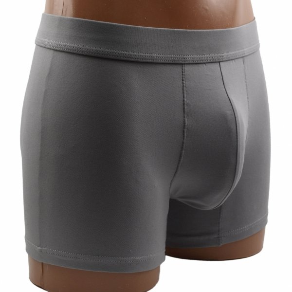 Bokserki szare 95% bawełny – klasyczny, wygodny krój AuraVia, rozmiar L