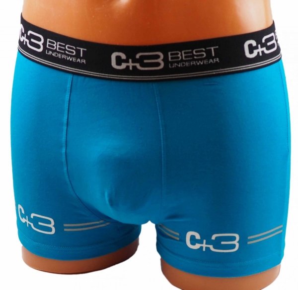 Bawełniane bokserki męskie, jakość firmy C+3 w rozmiarze L