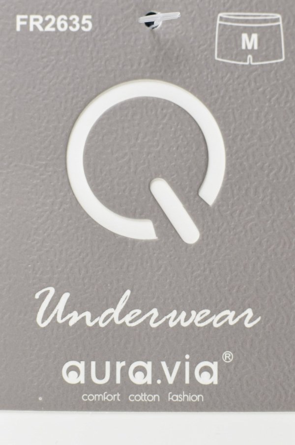 Niebieskie bambusowe bokserki męskie Comfort Pro–prążkowane, rozmiar L