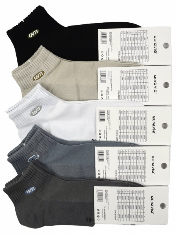 Aura Via – stopki z haftowanym detalem i inspirującym napisem w roz. 43-46