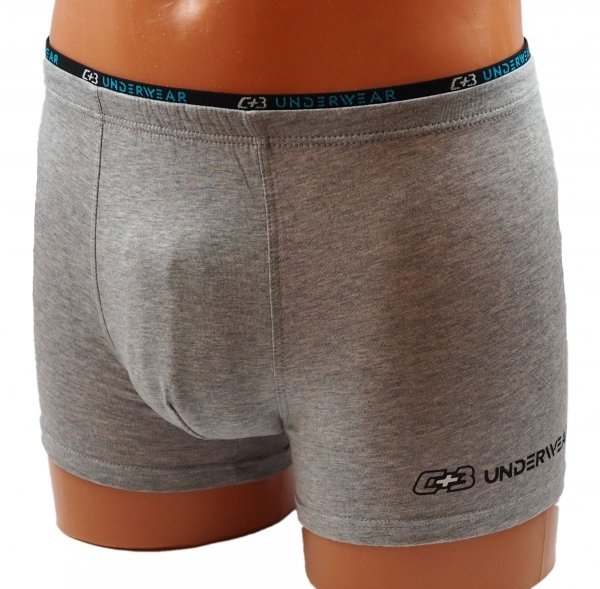 Bawełniane bokserki męskie firmy C+3 wykonane w rozmiarze XL. Produkt premium, model VBE-554