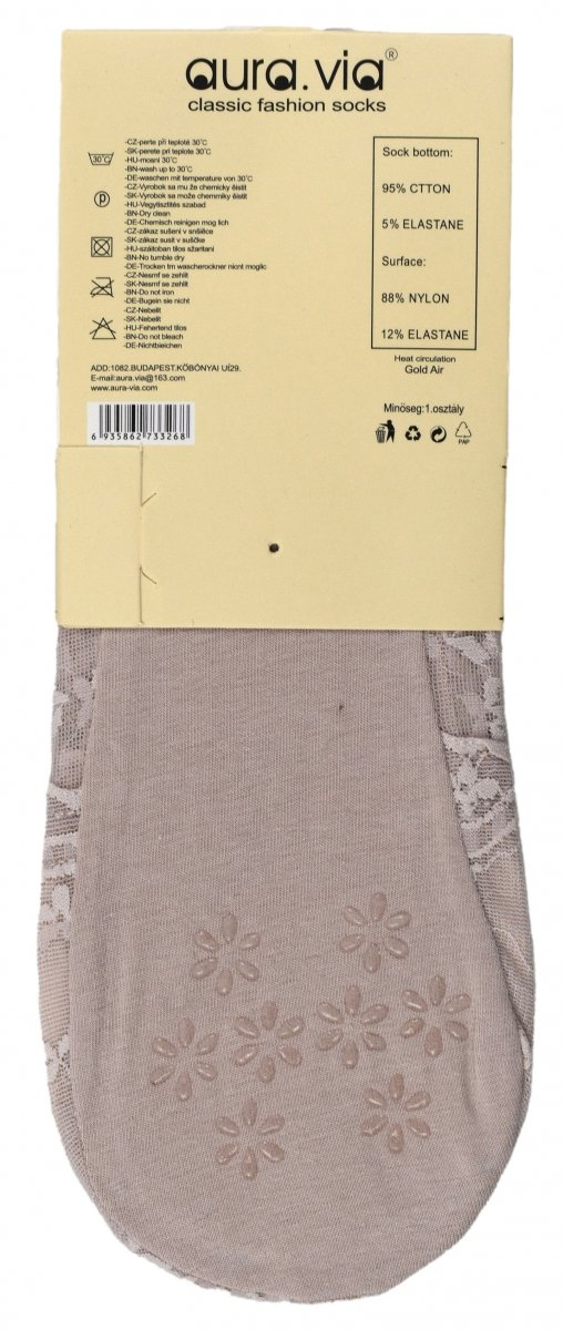 Eleganckie mikrostopki koronkowe – idealne do balerin, rozmiar 35-38 