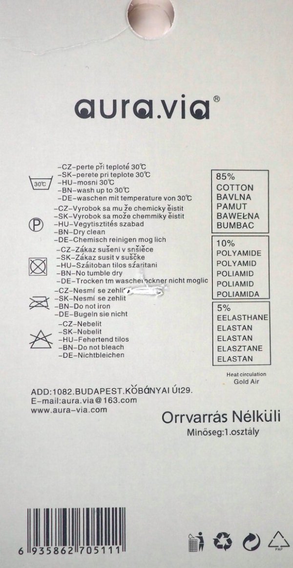 Metka produktu.
