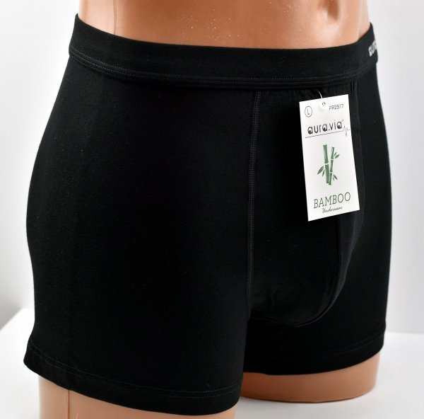 Czarne bokserki Aura.Via – styl, wygoda i naturalny materiał