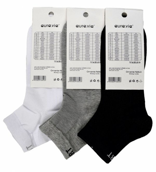 Skarpetki młodzieżowe Aura Via Sport, styl i komfort na co dzień w roz. 43-46