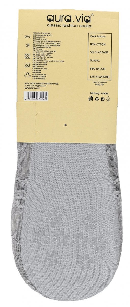 Eleganckie mikrostopki koronkowe – idealne do balerin, rozmiar 38-41 