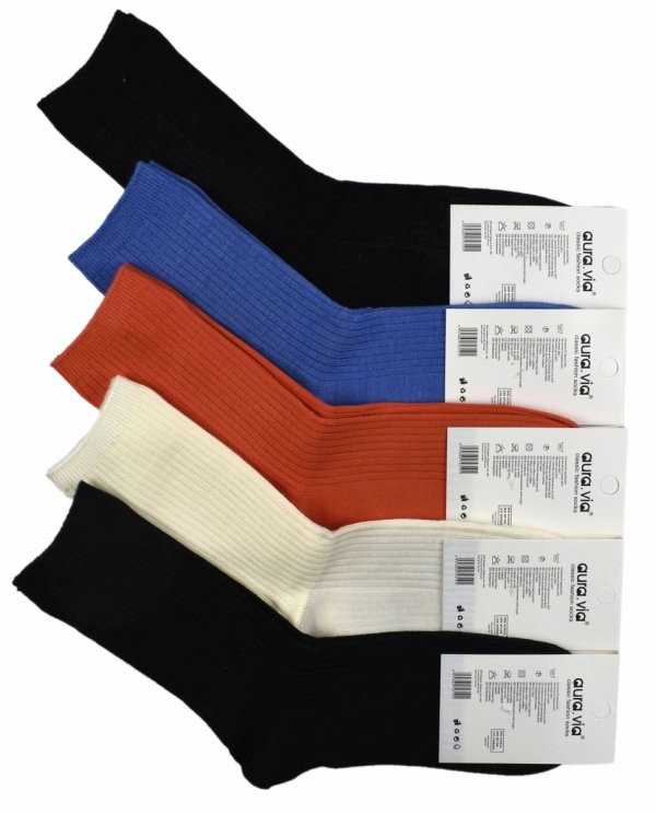 Skarpety  premium delikatne mix 5 par 35-38 AuraVia Skarpetki wełna alpaka