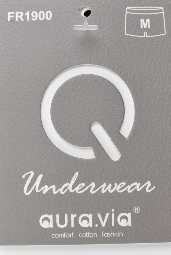 Bokserki męskie Auravia–czarne, bambus 85%, elastyczny pas AttractiveMan, rozmiar 3XL