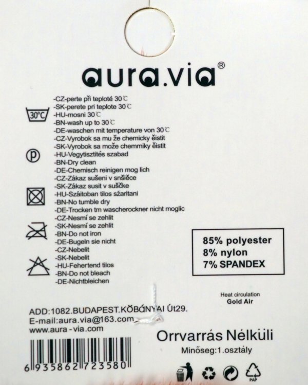 Skarpety zimowe 4 pary ciepłe serca 32-35 Aura.via, skarpetki thermo grube