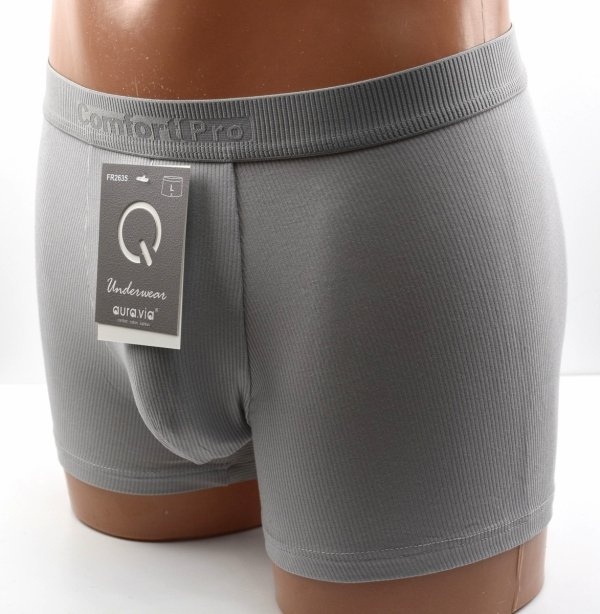 Jasnoszare bokserki bambusowe – komfortowa linia Comfort Pro, rozmiar XL