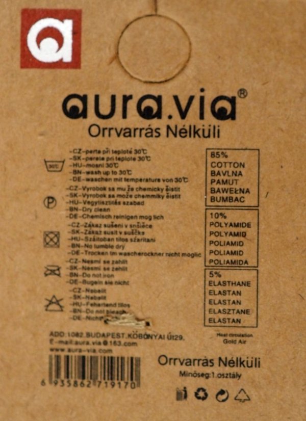 Metka produktu.