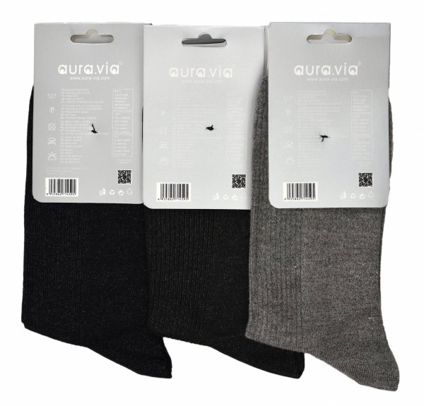 Zestaw męskich skarpet AURAVIA Thermo – idealny wybór na chłodniejsze miesiące. Styl, ciepło i wygoda w jednym.