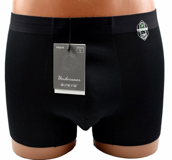 Bambusowe bokserki męskie w kolorze czarnym – wygoda i dopasowanie, rozmiar XL