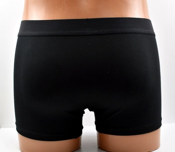 Auravia Cotton In–czarne bokserki męskie 95% bawełny, komfort, rozmiar 2XL