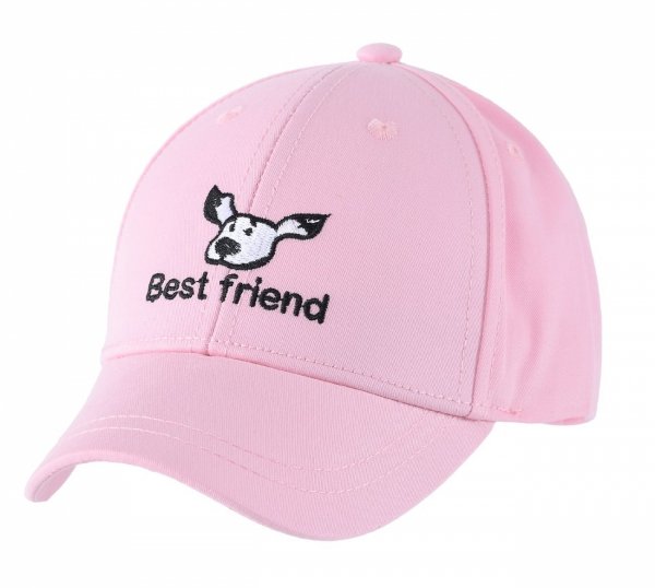 Be Snazzy bejsbolówka dziecięca z haftem pieska Best friend