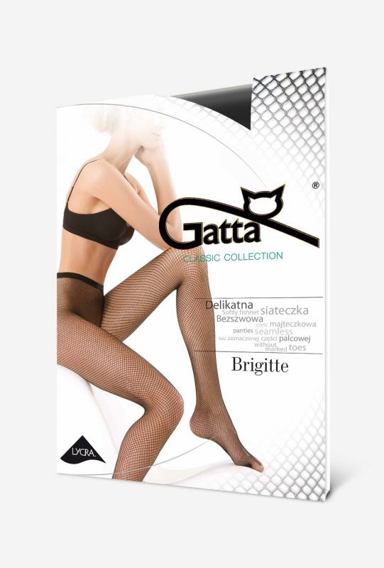 Rajstopy Brigitte Wz.01 – Elegancka Siatka i Idealne Dopasowanie