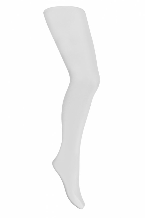Rajstopy dziecięce BeSnazzy 40 DEN białe gładkie 116/122