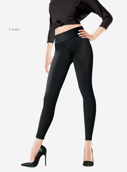 Lores VITA ALTA 90 den to bezszwowe legginsy z wysokim stanem, które modelują brzuch i talię. Mikrofibra 3D dopasowuje się do ciała, a kryjąca dzianina nie prześwituje. Idealne do tunik i sukienek, na co dzień oraz do pracy.