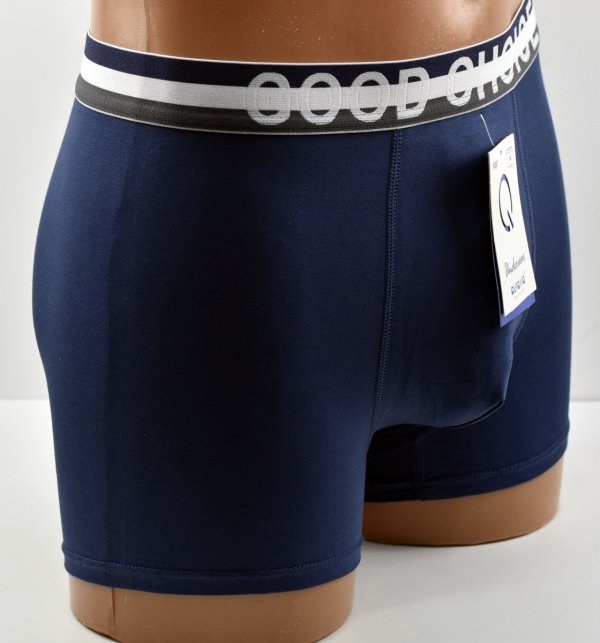 Aura.Via – granatowe bokserki GOOD CHOICE dla nowoczesnego mężczyzny, rozmiar XL